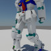 3d The character Gundam model buy - render