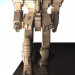 3d The character Gundam model buy - render