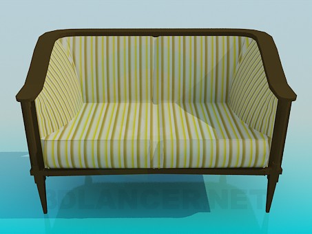 3D Modell Sofa - Vorschau