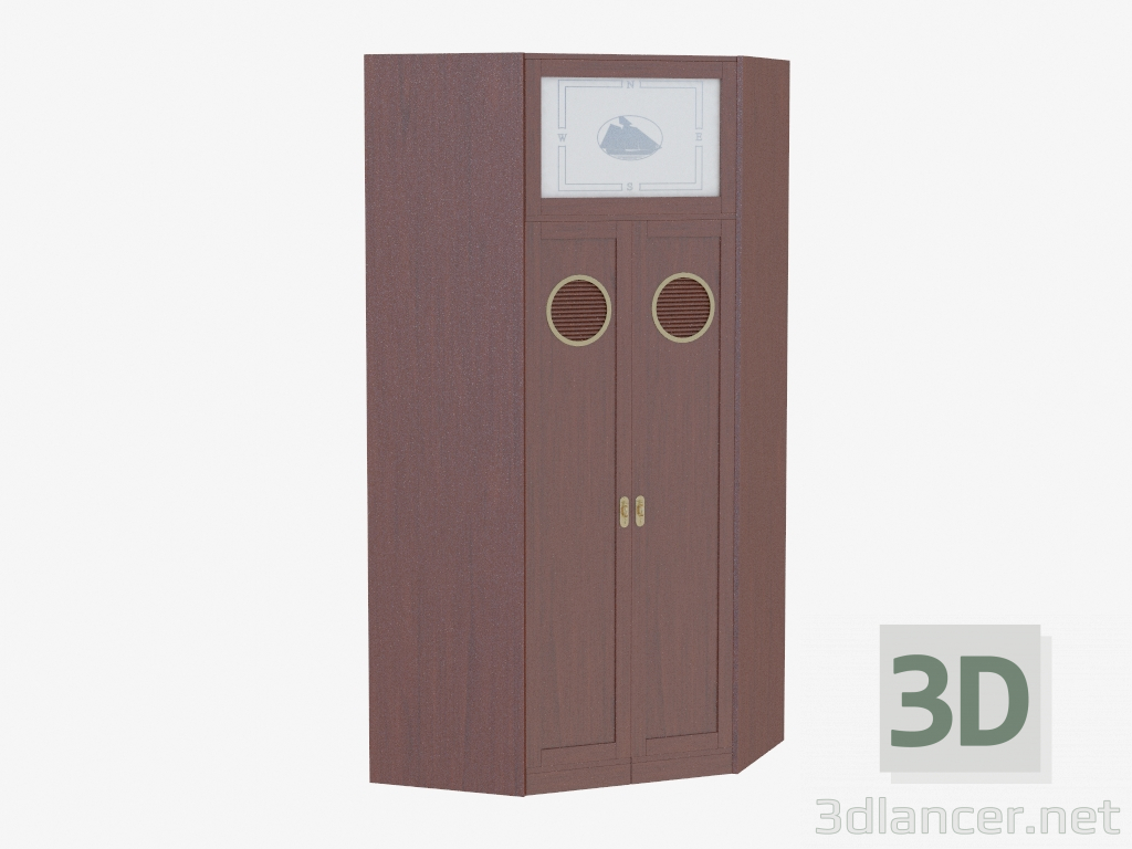 modèle 3D Armoire à grand angle - preview