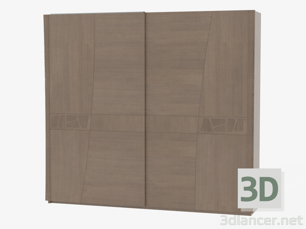 3d model Two-door wardrobe ARMON2 - preview