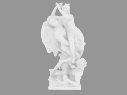 Marble sculpture Boree enlevant Orithye