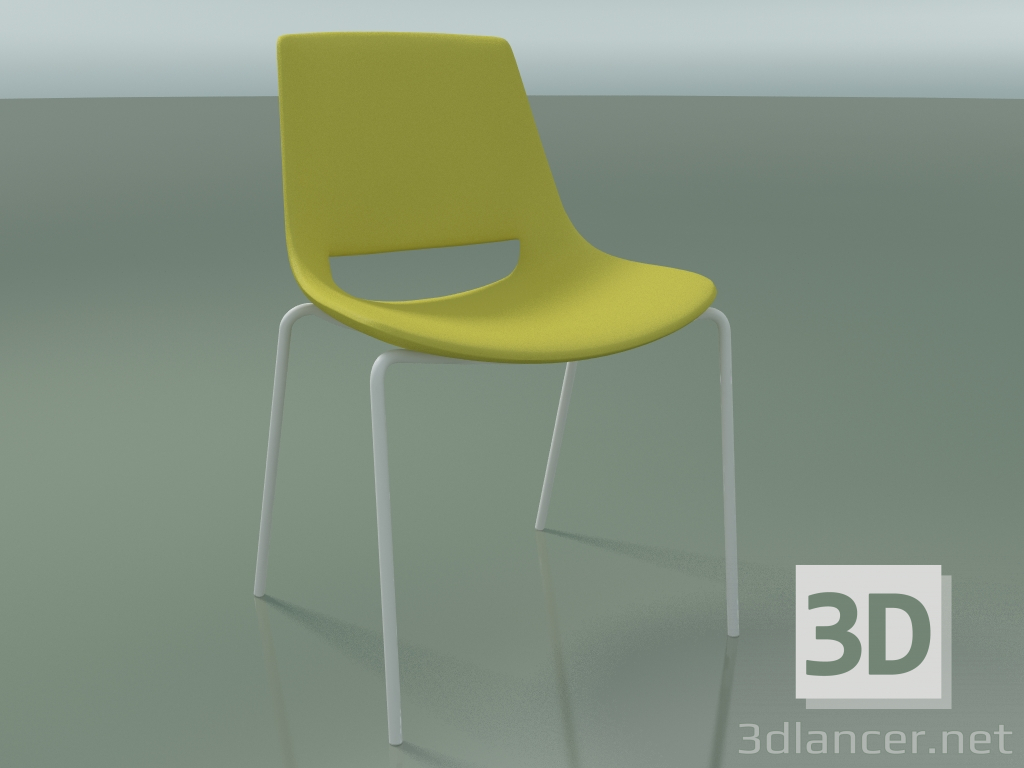 modello 3D Sedia 1202 (4 gambe, impilabile, polietilene, V12) - anteprima