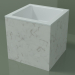 modello 3D Lavabo da appoggio (01R112101, Carrara M01, L 36, P 36, H 36 cm) - anteprima