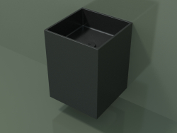 Lavabo sospeso (02UN13101, Deep Nocturne C38, L 36, P 36, H 48 cm)