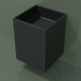 modello 3D Lavabo sospeso (02UN13101, Deep Nocturne C38, L 36, P 36, H 48 cm) - anteprima