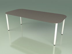 Table à manger pliée 030 (Metal Milk)