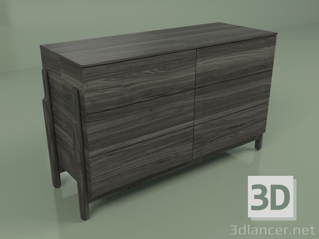 3d model Cajonera Fresno Grande - vista previa