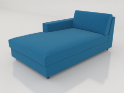 Chaise longue 83 con reposabrazos a la izquierda