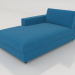 3D Modell Chaiselongue 83 mit Armlehne links - Vorschau