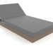 3d model Cama con respaldo 100 (Bronce) - vista previa