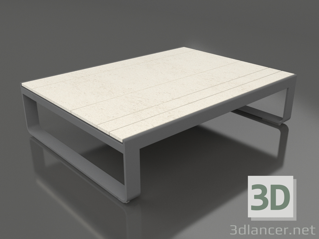 3d model Mesa de centro 120 (DEKTON Danae, Antracita) - vista previa