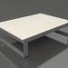 Modelo 3d Mesa de centro 120 (DEKTON Danae, Antracite) - preview