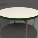 3d model Mesa de centro redonda Ø120 (Verde botella, DEKTON Danae) - vista previa