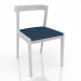 3d model Chair 463 mm (white RAL 9010) - preview