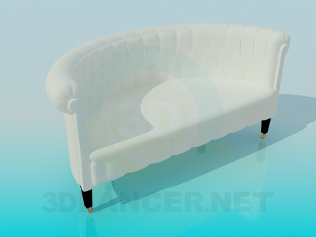 modello 3D Divano classico - anteprima