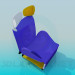 3d model Convertible de asiento - vista previa