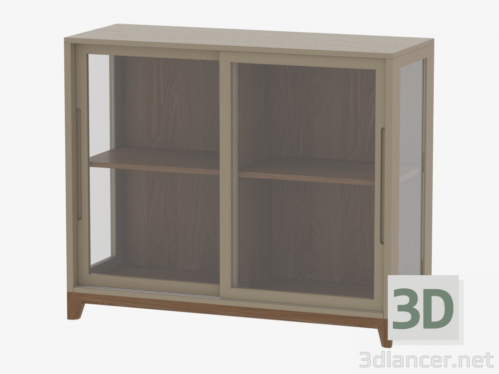 modèle 3D Vitrine basse CASE (IDC027001010) - preview