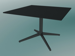 Mesa MISTER X (9510-51 (70x70cm), A 50cm, preto, preto)