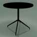 3d model Round table 5711, 5728 (H 74 - Ø79 cm, unfolded, Black, V39) - preview