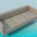 3D Modell Sofa - Vorschau