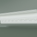 Modelo 3d Cornija de gesso com ornamento KV520 - preview