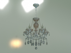 Lustre suspendu Teodore 10103-5 (chrome-cristal fumé)