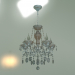 3d model Pendant chandelier Teodore 10103-5 (chrome-smoky crystal) - preview