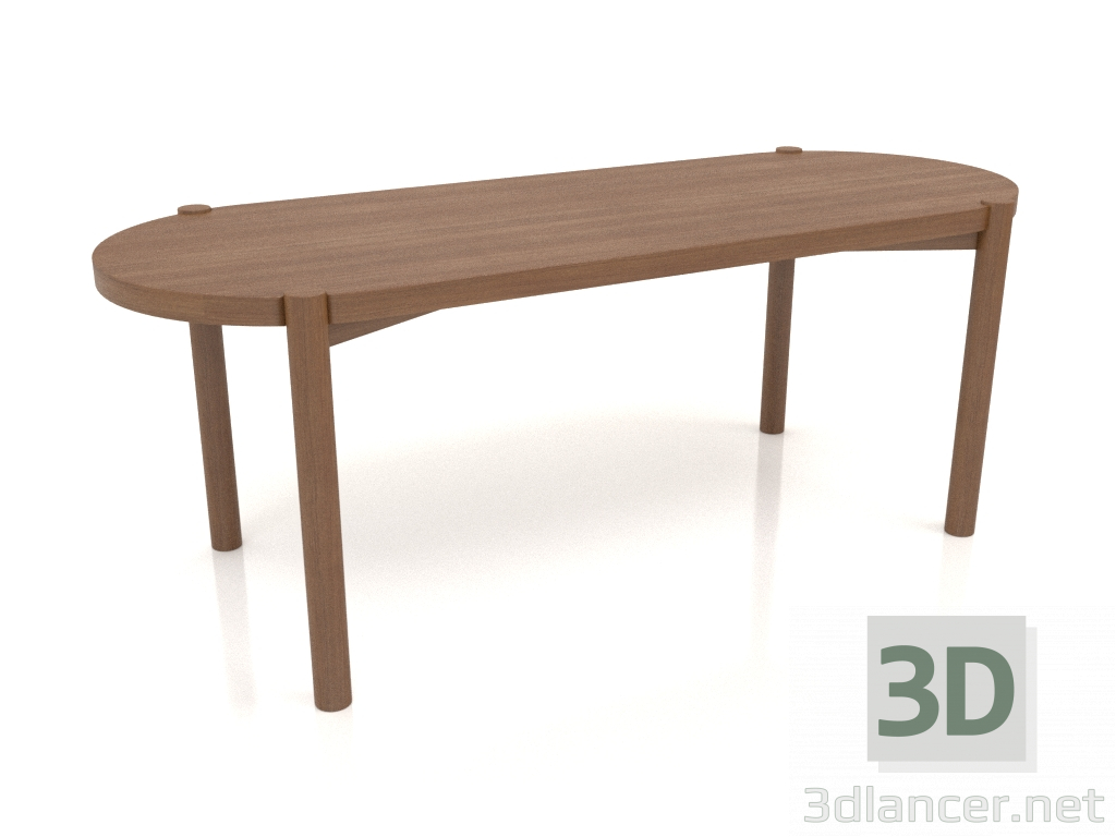 modello 3D Tavolino JT 053 (estremità dritta) (1200x466x454, legno marrone chiaro) - anteprima