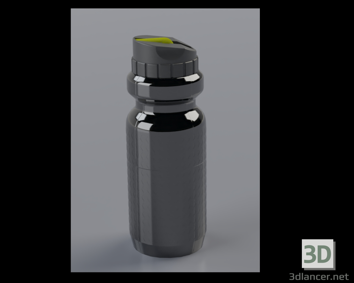 3d Bottle model buy - render