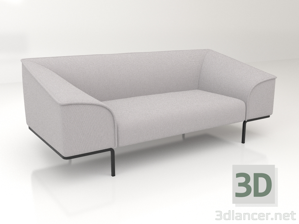 3D Modell Sofa für 2 Personen - Vorschau