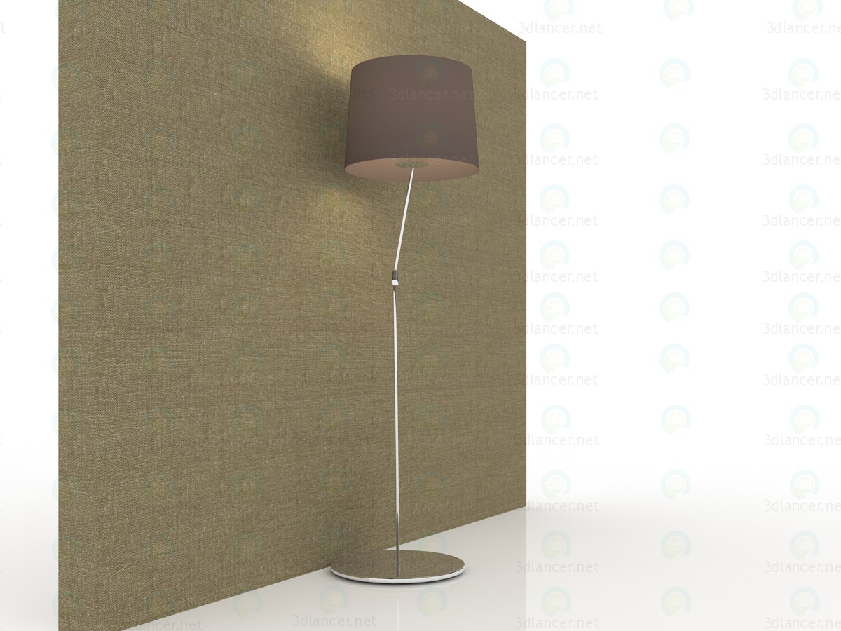 modello 3D Un piano Lampada moderno stile In 150x40sm - anteprima