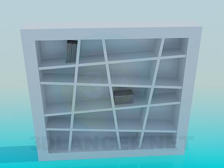 3d model Bookcase - preview