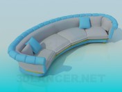 Sofá semi circular