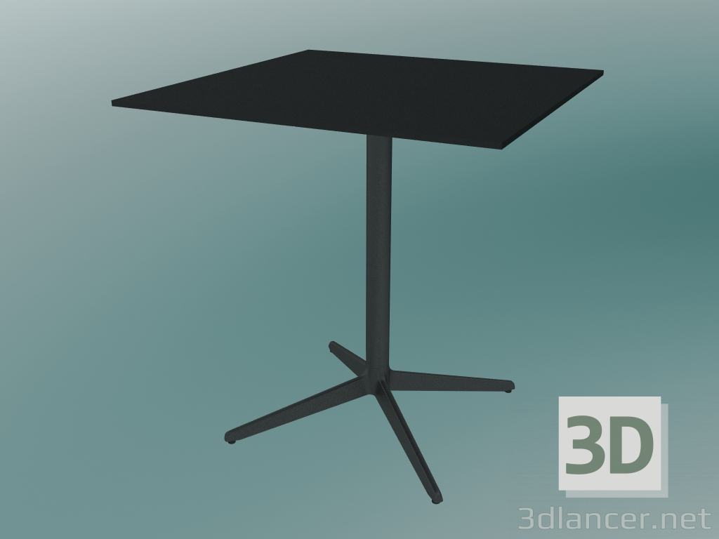 Modelo 3d Mesa MISTER X (9510-01 (70x70cm), H 73cm, preto, preto) - preview