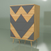 3d model Cajonera Big Woo (gris oscuro, chapa clara) - vista previa