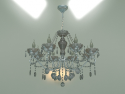 Candelabro pendente Teodore 10103-8 (cristal cromado esfumaçado)