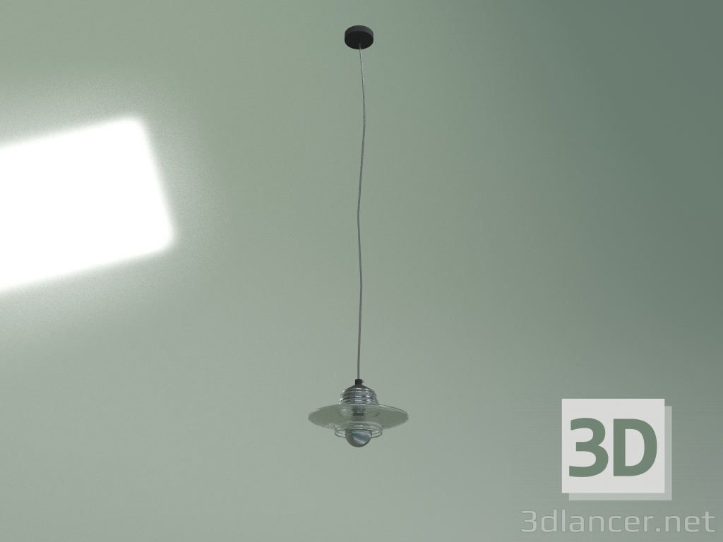 modèle 3D Lampe à Suspension Lentille en Verre Pressé 23X23 - preview