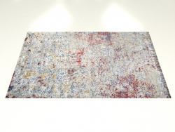 Tapis noué, design Hawaï