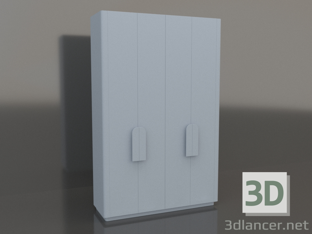 3D modeli Gardırop MW 04 boya (seçenek 2, 1830x650x2850, mavi gök) - önizleme