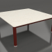 3D Modell Couchtisch 94×94 (Weinrot, DEKTON Danae) - Vorschau