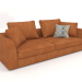 3d model Cartier sofa 2 (Tessio 33) - preview