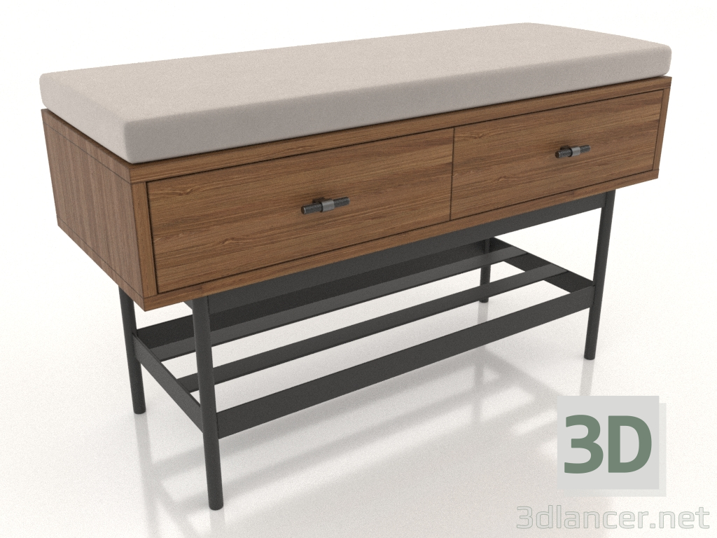 Modelo 3d Banquete 1 (nogueira clara) - preview