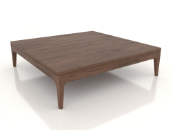 Mesa de centro baja FARGO 1000x1000x250 mm (roble tabaco)