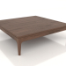 modèle 3D Table basse FARGO 1000x1000x250 mm (chêne tabac) - preview