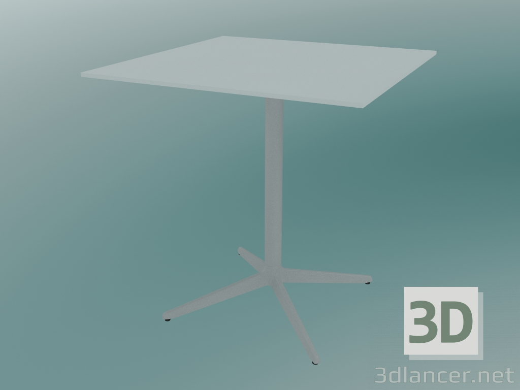 Modelo 3d Mesa MISTER X (9510-01 (70x70cm), A 73cm, branco, branco) - preview