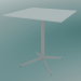 Modelo 3d Mesa MISTER X (9510-01 (70x70cm), A 73cm, branco, branco) - preview