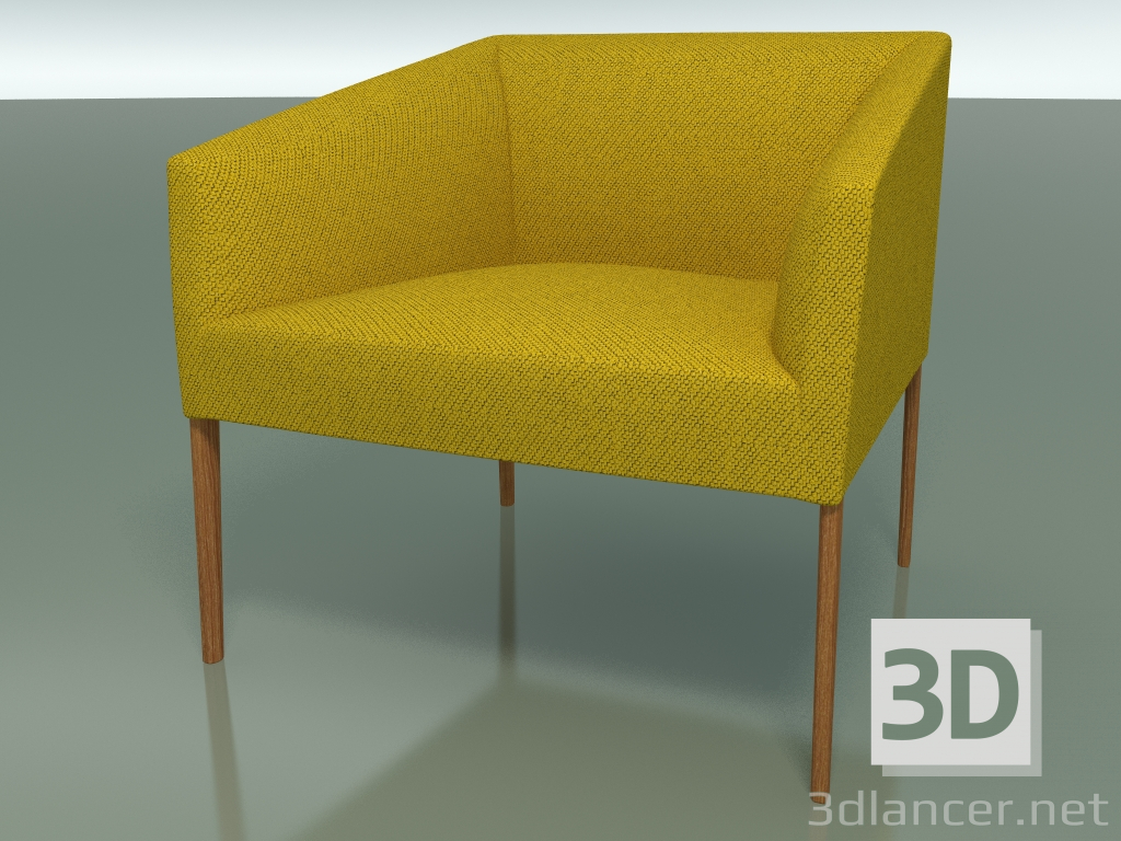 3d model Armchair 2710 (70 cm, Teak effect) - preview