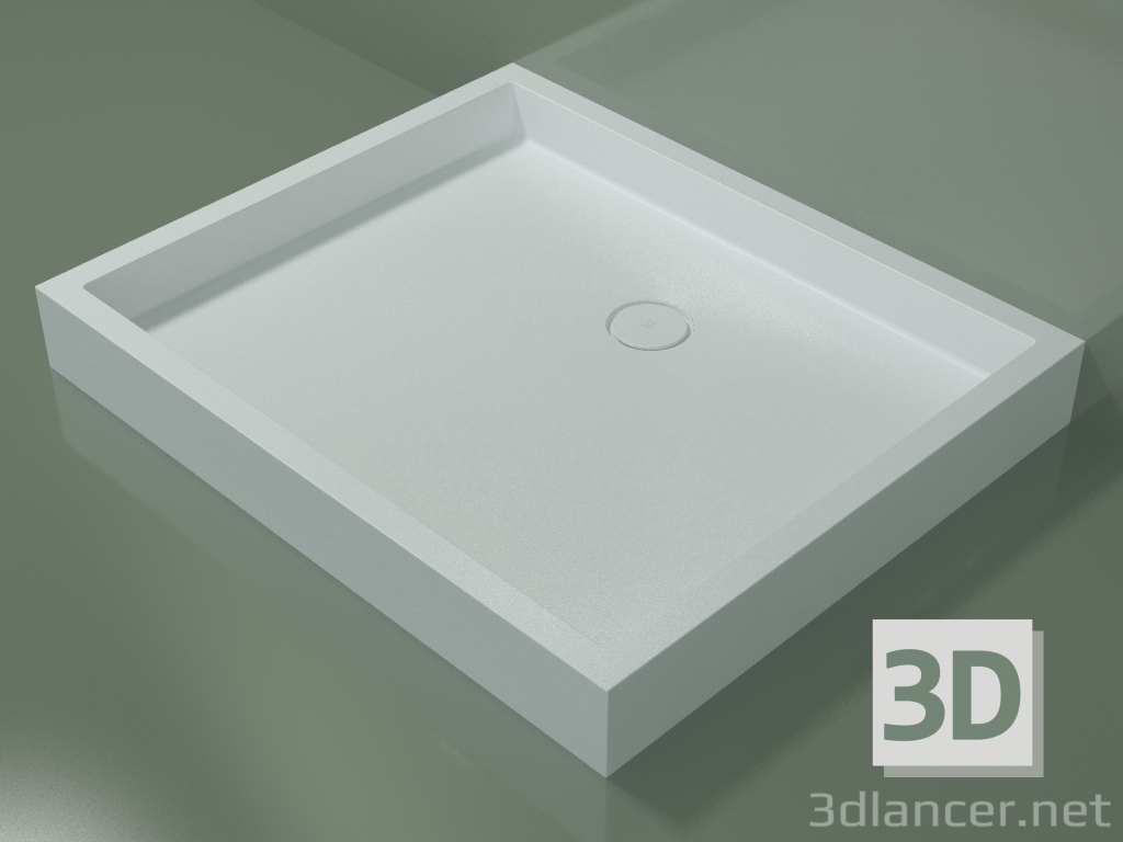 Modelo 3d Base de duche Alto (30UA0141, Branco Glaciar C01, 120x100 cm) - preview