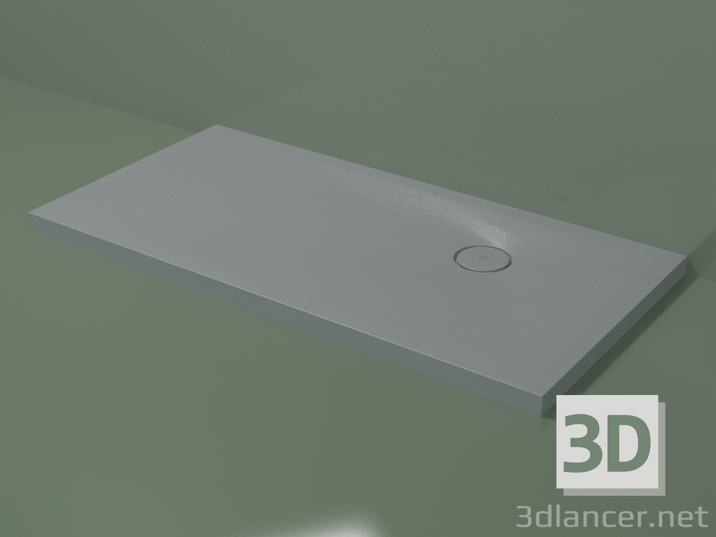 3d model Shower tray (30UBС112, Silver Gray C35, 140 X 70 cm) - preview